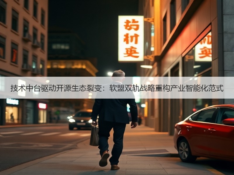 技术中台驱动开源生态裂变：软盟双轨战略重构产业智能化范式