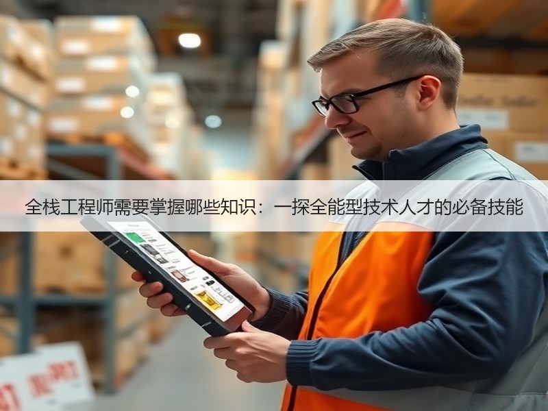 全栈工程师需要掌握哪些知识：一探全能型技术人才的必备技能