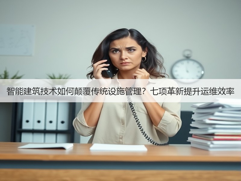 智能建筑技术如何颠覆传统设施管理？七项革新提升运维效率