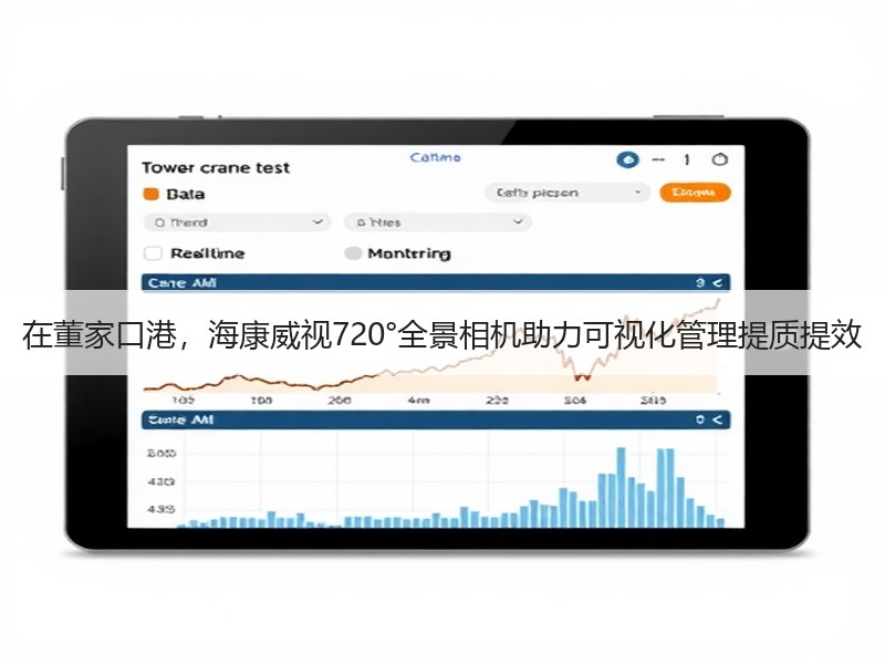 在董家口港，海康威视720°全景相机助力可视化管理提质提效