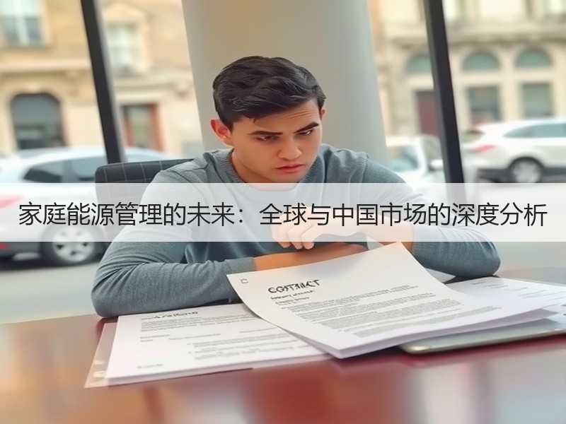 家庭能源管理的未来：全球与中国市场的深度分析