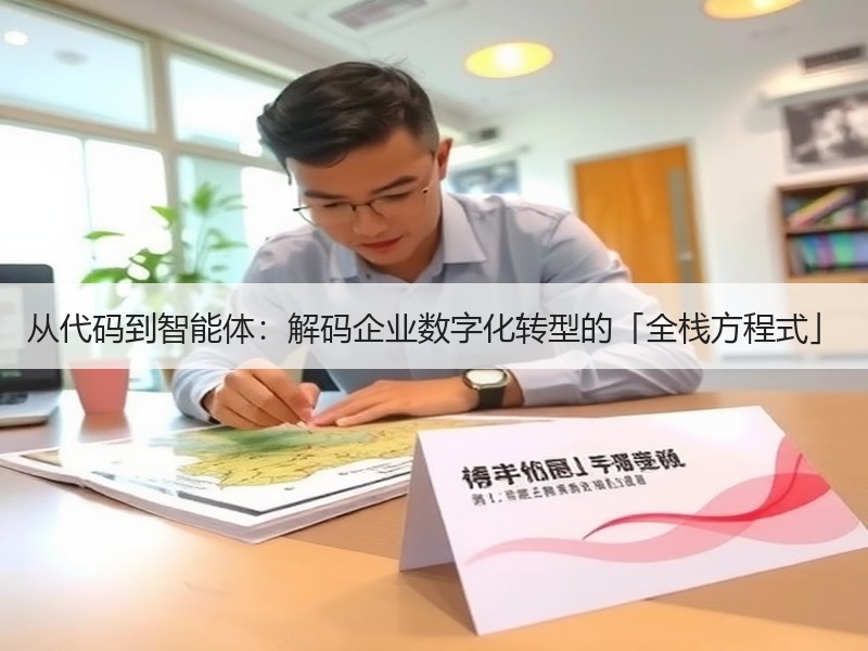从代码到智能体：解码企业数字化转型的「全栈方程式」